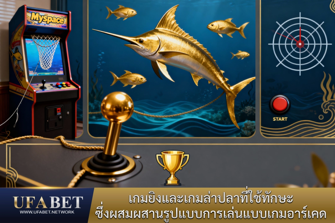 เกมยิงและเกมล่าปลาในรูปแบบเกมอาร์เคด